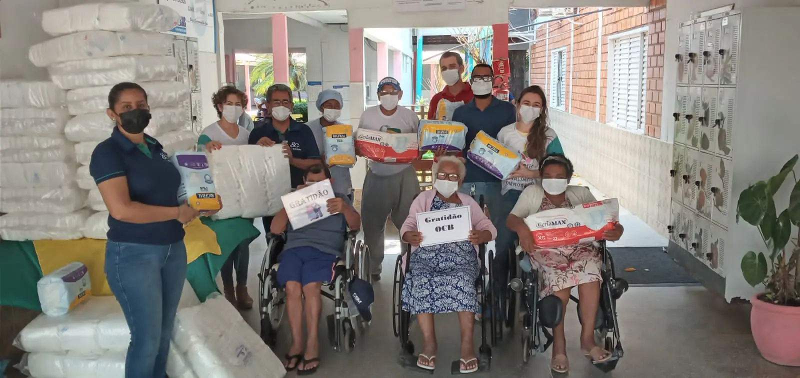 Colabores da OCB Mato Grosso intensificam campanha de Fraldas